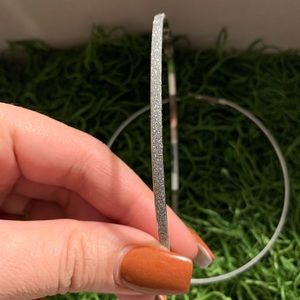 2/$15 Sparkling Round hoop Earrings